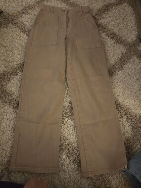 Wilfred Women's Corduroy Wide-Leg Jeans in Tan